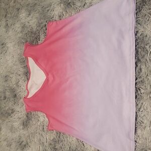 COPY - Ombre tank top pink to light purple Small Ans Medium